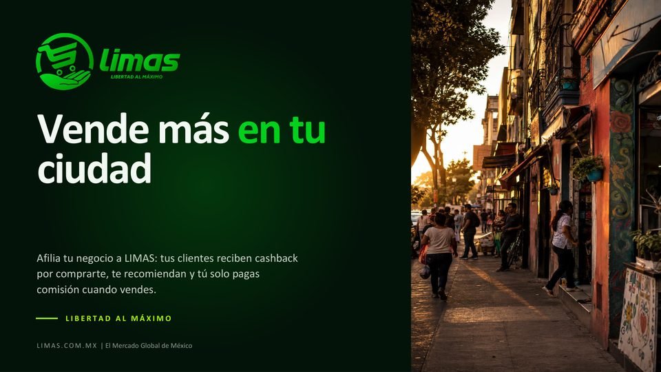 Portada de la presentación «LIMAS para negocios»